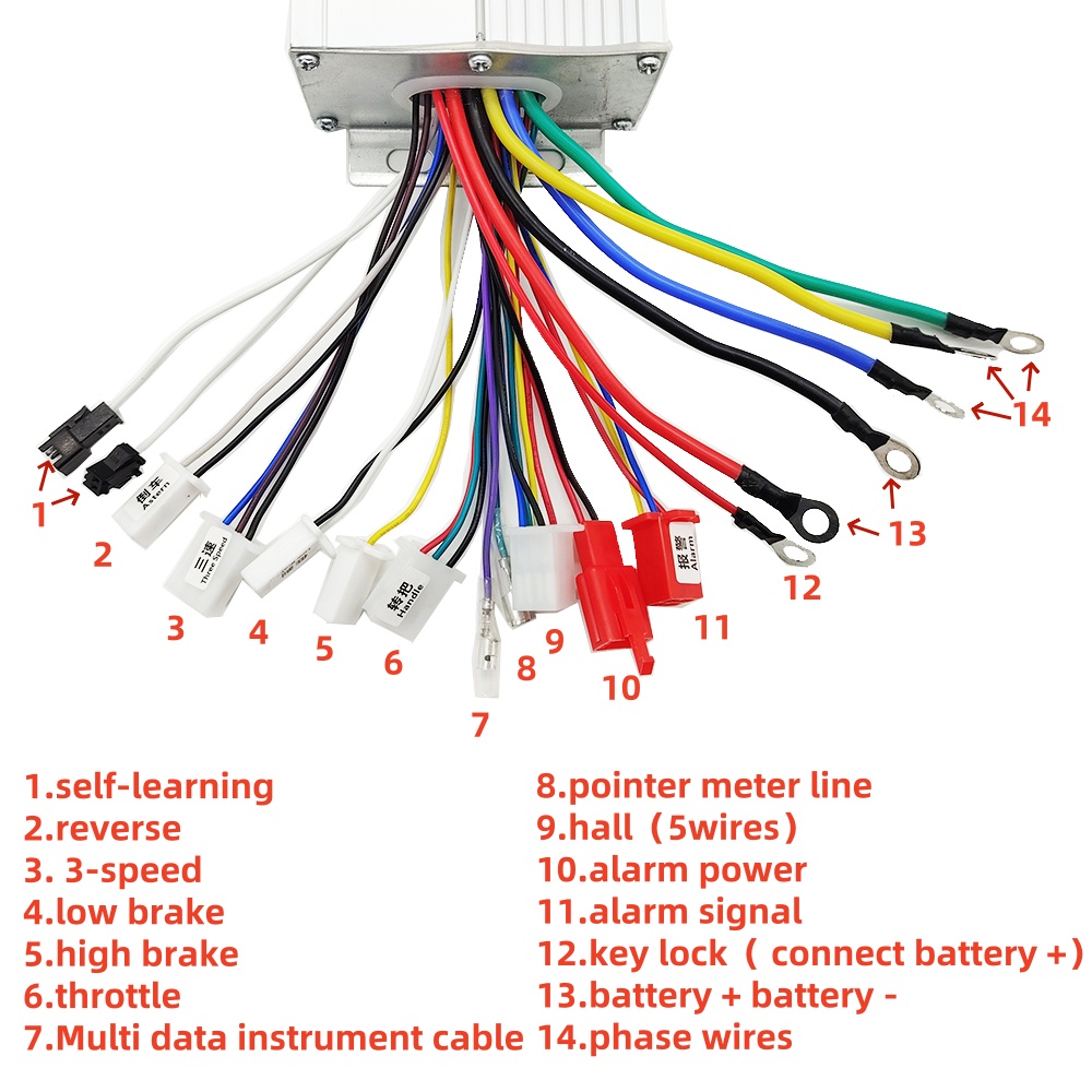 500W Electric Bicycle Motor Co - Kelly Kls7230S Controller ulasan dan harga